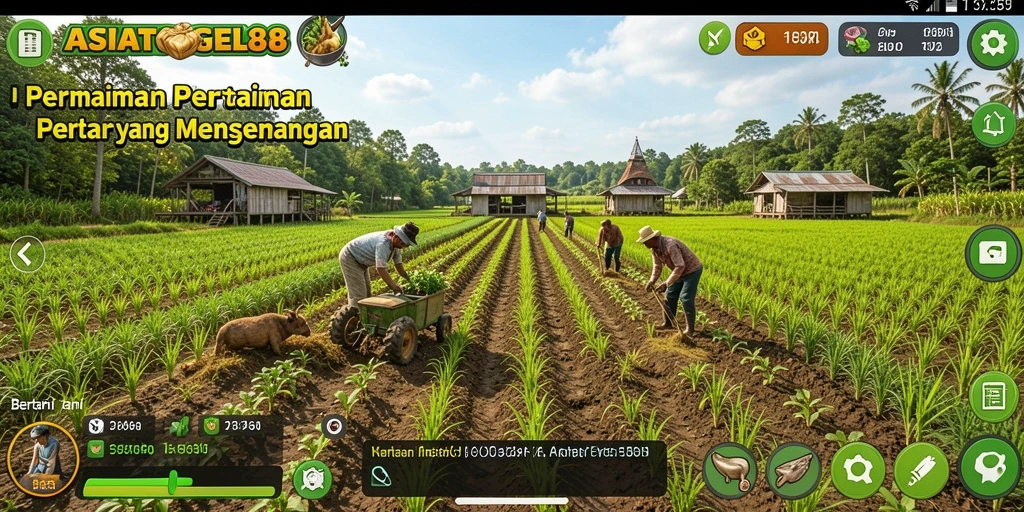 Tampilan antarmuka permainan ASIATOGEL88 yang menarik dan menarik.