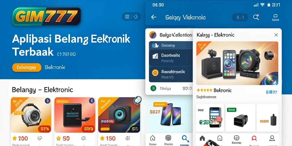 Tampilan antarmuka aplikasi GIM777 yang user-friendly dan menarik.