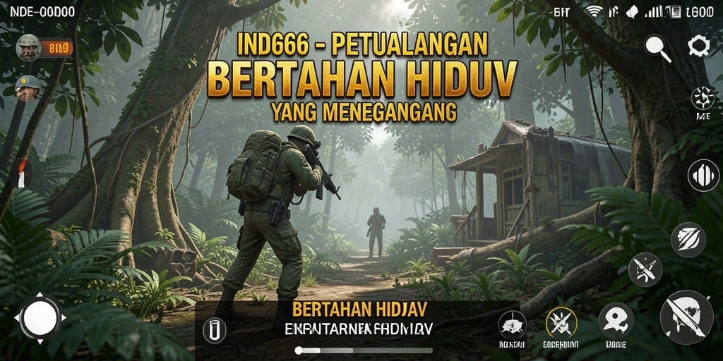 Tampilan antarmuka menarik dan intuitif untuk bertahan hidup.