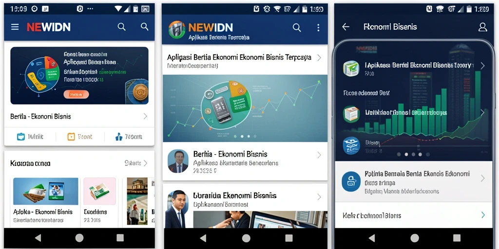 Tampilan antarmuka aplikasi NEWIDN yang informatif dan menarik.